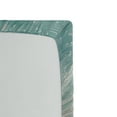 thumbnail image 2 of Retro Fitted Sheet, Old Gate and Curtain Composition on Checkered Floor Digital Computer Graphics, Soft Decorative Fabric Bedding, Full Size, Teal Brown White, by Ambesonne, 2 of 2