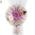 thumbnail image 2 of AURORA TRADE 2PCS Curtain Tiebacks Decorative Flower Shape Window Curtain Holdback Buckles Tie Backs Holders for Home and Office, 2 of 8