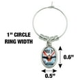 thumbnail image 4 of Superman Man of Steel Wine Glass Oval Charm Drink Marker, 4 of 5