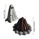 thumbnail image 2 of Ecpecad Ghost Halloween Decor Ghost Fire Resin Ornaments Creative Halloween Holiday Gifts Home Desktop atmosphere Decorations Home Party Yard Patio indoor Outdoor Halloween Decor Props, 2 of 5