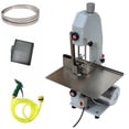 thumbnail image 6 of Electric Bone Sawing Cutting Machine Table Frozen Meat Steak Cutter with Washing Gun 3 Saw Blades 110V 4-200mm Thickness for Cutting Bone Ribs Frozen Meat Fish, 6 of 10