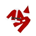 thumbnail image 4 of Disfraz de Papá Noel para niños, conjunto de traje de Papá Noel para niños y niñas XS, 4 of 9