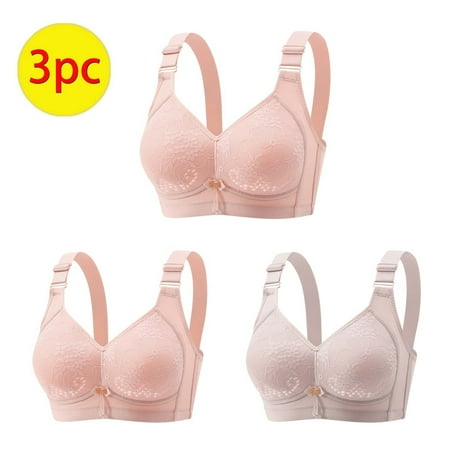 LLYWEY Sports Bras for Women High Support on Sale Wireless Sports Bras Women Ladies T-Shirt Bra Style-672 Women s Plus Multiway Bra Feature Adult Female Training Sports Bras Pinks 34B