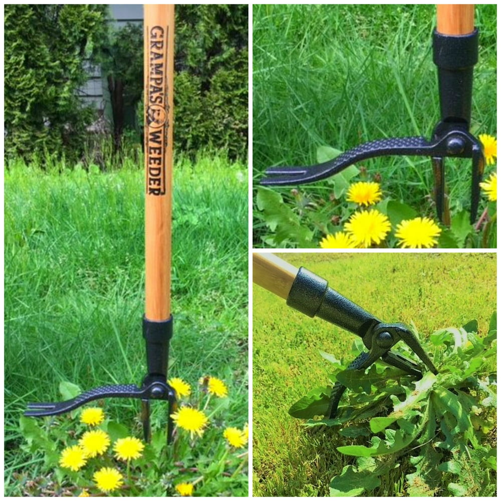 Grampa's Weeder The Original Stand Up Weed Puller Tool with Long