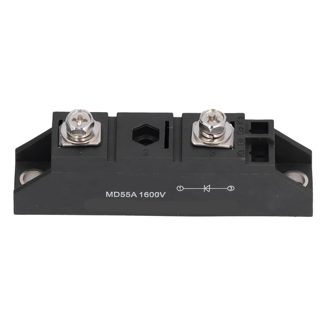 QIILU Module Redresseur 1600V, Module Redresseur 55a, Module de Rectification Pont Haute Précision Accessoires d'Alimentation MD55A 1600V