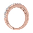 thumbnail image 2 of 1 Carat Diamond Wedding Band Ring in 14K Rose Gold (Ring Size 6.5) - IGI Certified, 2 of 4