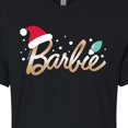 thumbnail image 3 of Barbie - Holidays & Christmas - Santa Hat Logo - Juniors Cropped Cotton Blend T-Shirt, 3 of 5
