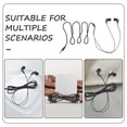 thumbnail image 3 of Luxshiny Auriculares in-Ear Con Cable De Tela Y Cancelación De Ruido Para Uso Diario En Plata, 3 of 8