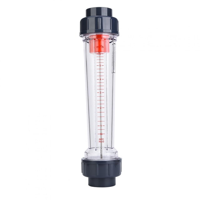 Oubit Débitmètre de Type Tube LZS-40 (D) ABS Instruments de Mesure de Débit de Liquide en Plastique Durabilité Prolongée