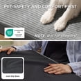 thumbnail image 3 of U By Bedsure Orthopedic Dog Bed for Large Dogs,, Washable Pet Beds for Crate with Removable Cover, Egg Crate Foam Puppy Mat Non-Slip Bottom, 35"x22", Gray, 3 of 10