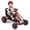 Red, variant on Gymax Kids 4-Wheel Pedal Go Kart w/Clutch & Hand Brake Multi-Terrain WheelsBlue Red