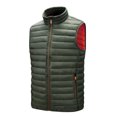 thumbnail image 2 of Chaleco de hombre Chaqueta de algodón con cuello levantado Chaqueta Chaleco delgado Ropa de hombre Pompotops oipoqjl21044, 2 of 9
