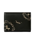 thumbnail image 1 of Lady Women PU Leather With Zipper Multiple Card Slots Coin Purse Money Clip Short Bear Wallet Small Purse Money Bags BLACK, 1 of 8