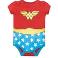 thumbnail image 5 of DC Comics Justice League Infant Baby Girls 5 Pack Bodysuits Newborn to Infant, 5 of 5