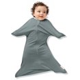 thumbnail image 1 of SleepingBaby Zipadee-Zip - Manta de transición acogedora con cremallera de poliéster y spandex - Manta espaciosa para bebé para cambiar fácilmente los pañales - Gris clásico mediano (6-12 meses), 1 of 5