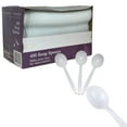 thumbnail image 2 of VeZee Disposable Durable Medium-Weight Plastic White | Pack of 400 Soup Spoon, Heavy Duty Plastic Utensils for all occasion & Parties, 1600 Count, 2 of 6
