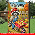 thumbnail image 3 of 1 PC, 2D Flat/ Garden flag, design pattern, 11.8x17.7 inches (30x45cm), fashionable 2D pattern, autumn Thanksgiving, Halloween garden flag, home, outdoor, courtyard, lawn, garden, holiday and holiday, 3 of 8