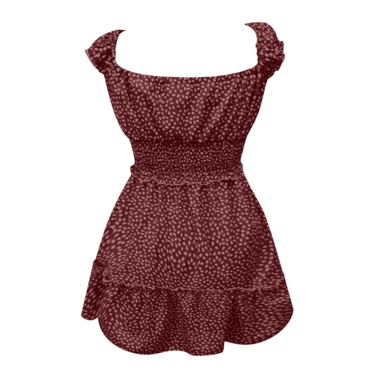 Female Dress V Neck Pleated Ladies Clothes Home Wear Spring Summer Ouwear  Travel Cute Soft Womens Dresses - Walmart.com
