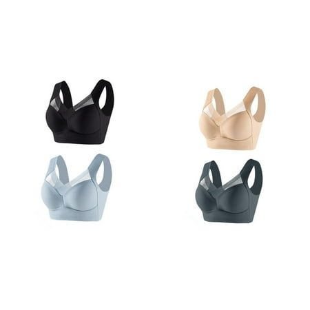 (2-Pack) 2025 New 2Pc Women s Large Strapless Bra Pack for Women Lace Tank Top Underwear Maximum Support Sports Bras for Women Thin Side Fold Side Thin Bras for Women Gather