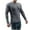 Gray, variant on Men's Knit Pullover Sweater Stretchy Long Sleeve Crew Neck Shirts Slim Fit Winter Undershirts