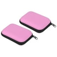 thumbnail image 1 of Unique Bargains Étui à Fléchettes, Lot de 2 Rangement de Transport pour Fléchettes en EVA avec Poches en Maille, Rose, 1 of 5