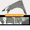 thumbnail image 3 of JX RACING Front Fender Left Driver Side Steel Compatible with 2020-2024 Tesla Model Y 1493451SOA, 3 of 8