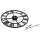 thumbnail image 2 of Reloj de pared de metal con números romanos, relojes de pared vintage premium, silencioso, reloj de pared original para sala de estar, oficina, decoración del hogar, negro Sincero  Hogar, 2 of 5