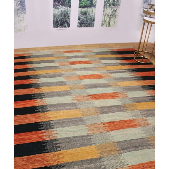 Winchester Muattarb Mint Green/Grey Rug, 8'5" x 11'2"