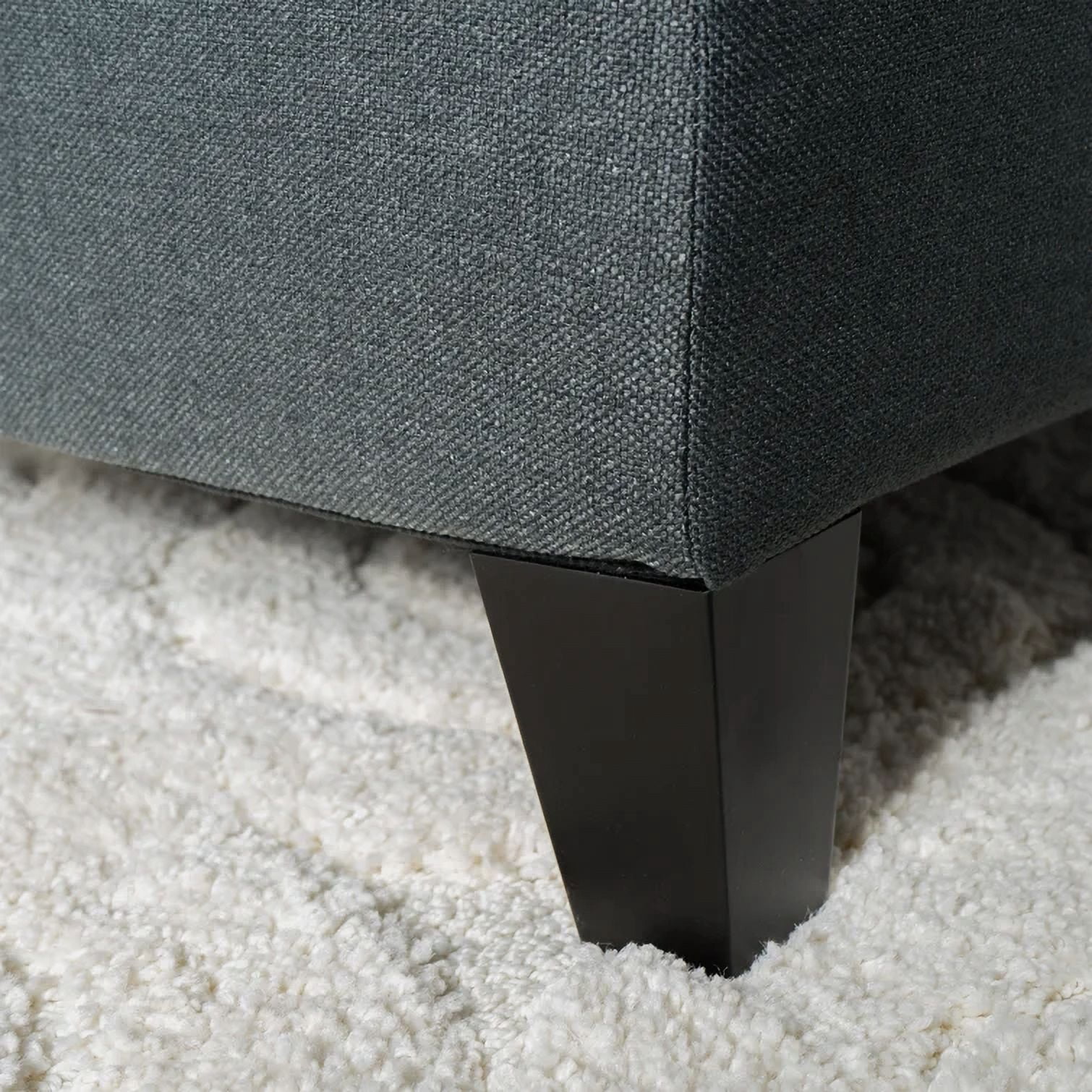Storage Ottoman, Multipurpose Accent Ottoman for Living Room Bedroom Entryway