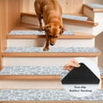 thumbnail image 2 of Grey Carpet Stair Treads Non Slip Backing 8" X 30" Stair Treads for Wooden Steps Indoor, Soft Washable Stairway Stair Runners Oriental Staircase Rugs for Kids Pets Elders, 2 of 5