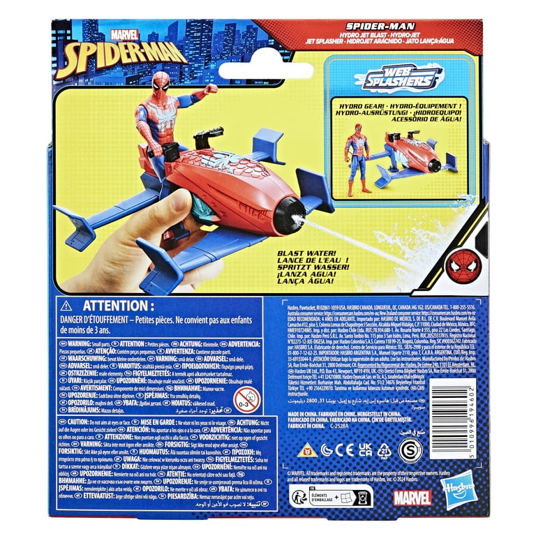 Marvel Spider-Man Epic Hero Series Web Splashers Playset, Hydro