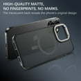 thumbnail image 5 of GAOBAO Magnetic for iPhone 15 Pro Max Case, Compatible with MagSafe, Screen & Camera Protection, Translucent Matte Shockproof Protective Cover, 5 of 9