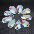 thumbnail image 5 of 200pcs Drop Shape Resin Flatback Sewing Rhinestone with Double Holes Decoration(Multi-color), 5 of 5