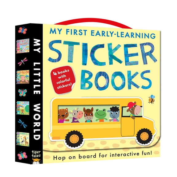 My First Early-Learning Sticker Books Boxed Set: 4 Books with Colorful Stickers! (Hardcover)