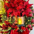 thumbnail image 5 of Aosijia Christmas Wreaths Front Door Hanging Berry Garland Xmas Jesus Wreath Decoration Hanging Christmas Decoration A, 5 of 11