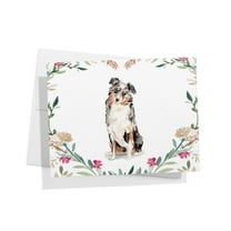 Twigs Paper - Bernese Mountain Dog Thank You Cards - Set of 12 Blank Cards with Envelopes (5.5 x 4.25 Inch) - 100% EcoFriendly Stationery - Recycled - Made In USA