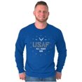 thumbnail image 5 of US Air Force Fly Fight Win Logo Long Sleeve TShirt Men Women Brisco Brands S, 5 of 6