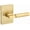 Gold, variant on Kwikset 730Pvlrct Prava Privacy Door Lever Set - Brass