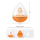 thumbnail image 3 of Whitening Sunscreen UV Resistant 2g/0.07oz Paste Texture Bright Skin Makeup SPF50+ PA+ Facial Sunscreen, 3 of 5