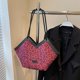 thumbnail image 5 of Bolso Mano en Forma Corazón para Mujer Ante Gran Capacidad Exteriores, 5 of 9