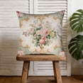 thumbnail image 6 of HuiXinOu Flower Printed Pillow Case with Hidden Zipper, Decorative Cushion Cover for Living Room Bedroom Office, Soft Home Decor, 6 of 6