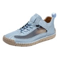 thumbnail image 2 of Commforr Chaussures de Marche pour Femmes, Chaussures pour Femmes Espadrilles, Chaussures de Tennis pour Femmes, Espadrilles Décontractées en Maille pour Femmes Mode Rétro Respirantes Chaussures de Marche Légères Espadrilles de Tennis Classiques, Bleu Ciel, 8, 2 of 8