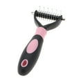 thumbnail image 4 of Deshedding Dog Brush, Dog Brush for Shedding Dog Rake Cat Brush Double Sided Undercoat Rake Comb for Detangling, Deshedding Pet Grooming Brush for Small, Medium Dogs and Cats, 4 of 7