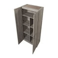thumbnail image 6 of Manhattan Comfort Hopkins 2-Piece Wood Storage Closets in Gray, 6 of 7