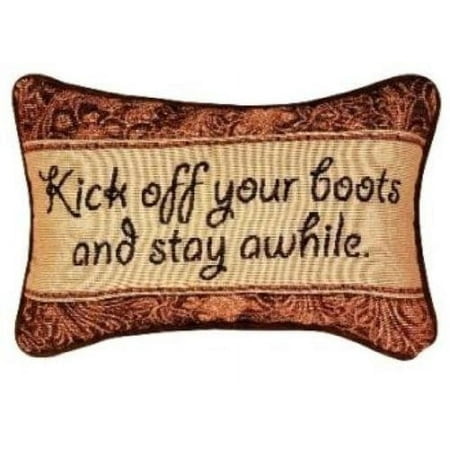 Manual 125 x 85-Inch Decorative Throw Pillow Kick Off Your Boots