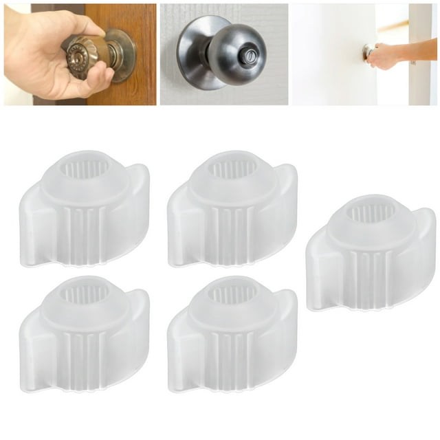 Cubierta de la Perilla de Seguridad Infantil, Cubierta de la Perilla de la Puerta Silicona Suave Luminosa para Sala de Estar