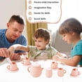 thumbnail image 3 of Set de fiesta de té MCGMITT de silicona para niños pequeños con tetera y tazas, 3 of 9