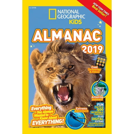 National Geographic Kids Almanac 2019 (Hardcover) (Farmer's Almanac 2019 Best Days)