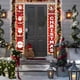 thumbnail image 4 of Cortina Navideña con Versos | Cubierta Impermeable de Poliéster con Luces Led | Decoración Personalizable En Rojo y Dorado | Pancarta Festiva de 30 X 180 Cm para Navidad, Primavera, Festivales y Boda, 4 of 6