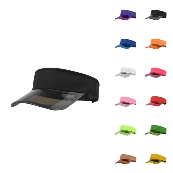 Sun Visor Hat for Men Women Summer Transparent Brim Uv Protection Sun Hats